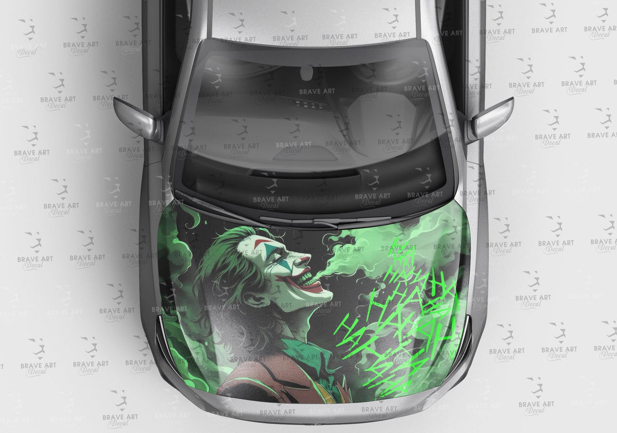 Joker Hood Car Vinyl Wrap