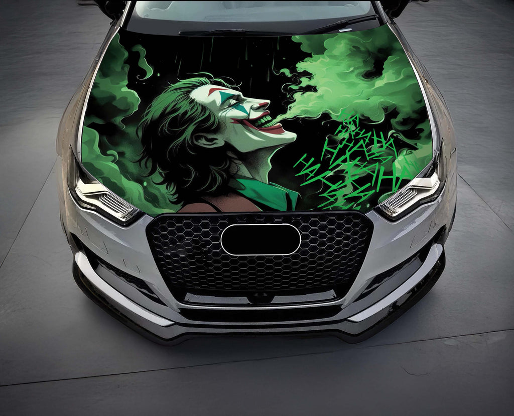 Joker Hood Car Vinyl Wrap