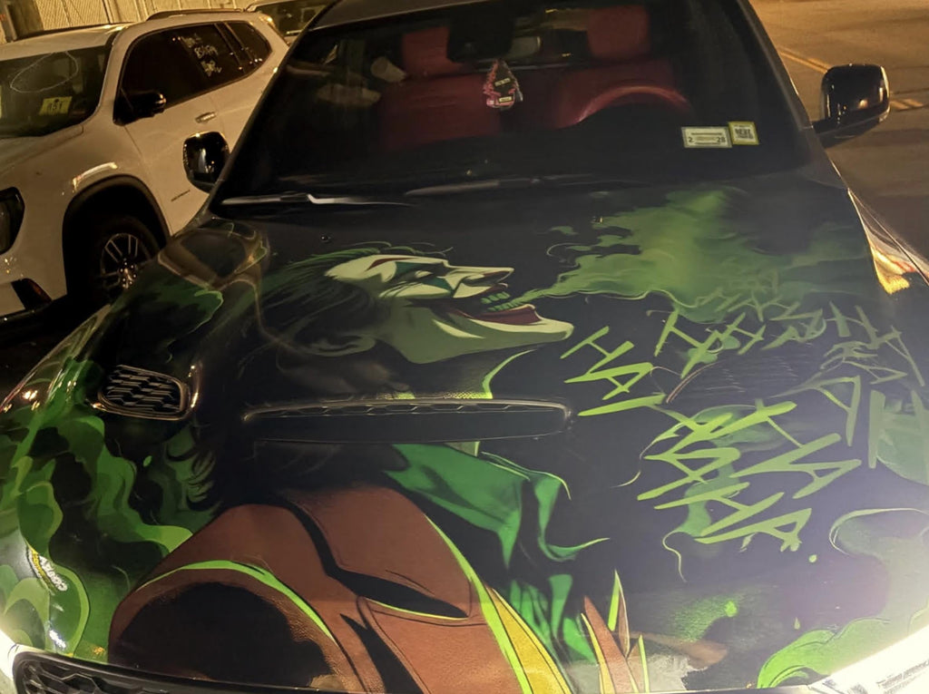 Joker Hood Car Vinyl Wrap